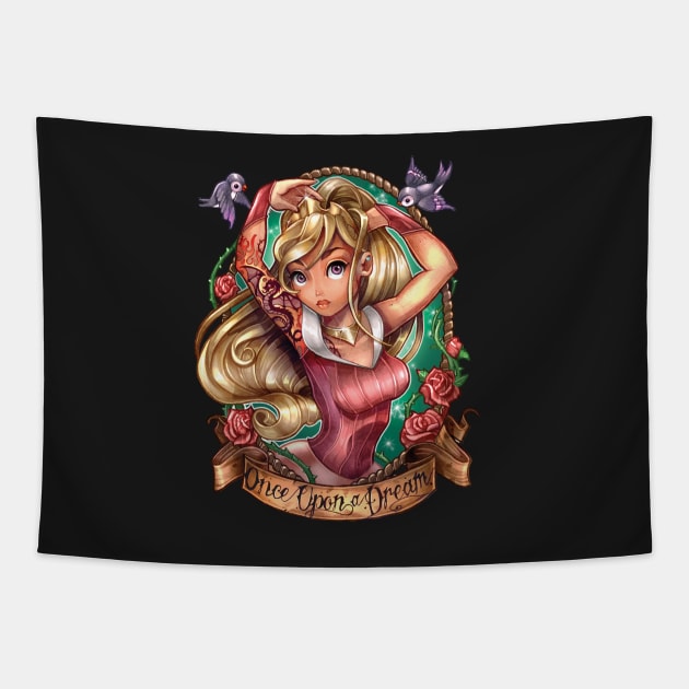 once upon a dream Tapestry by Tim_Shumate_Illustrations