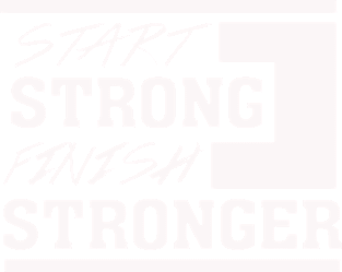 Start Strong Finish Stronger – Motivational Magnet
