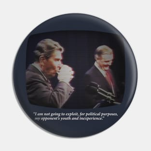 Reagan Mondale Debate Pin