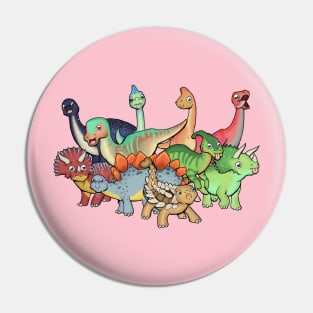 Herbivore Dinosaurs Pin