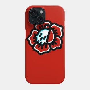 Rose Skull Flower Phone Case