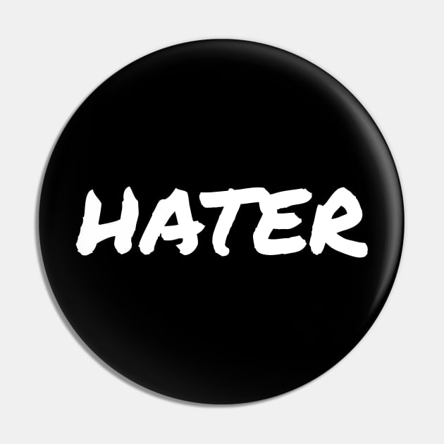 Hater Pin by AnastasiaArt