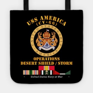 USS America (CV-66) - Opns DS - DS w Gulf  War SVC Tote