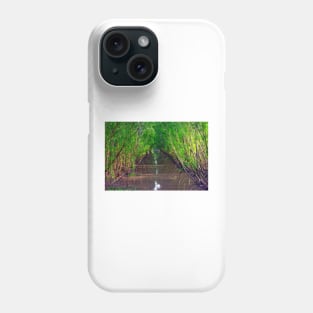 Waterway in the Tra Su Cajuput Forest, Vietnam Phone Case