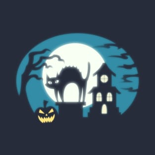 Halloween Cat T-Shirt