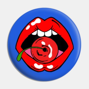 Cherry lips Pin