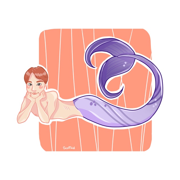 BTS J-Hope / Hoseok Mermaid by Scoffkid