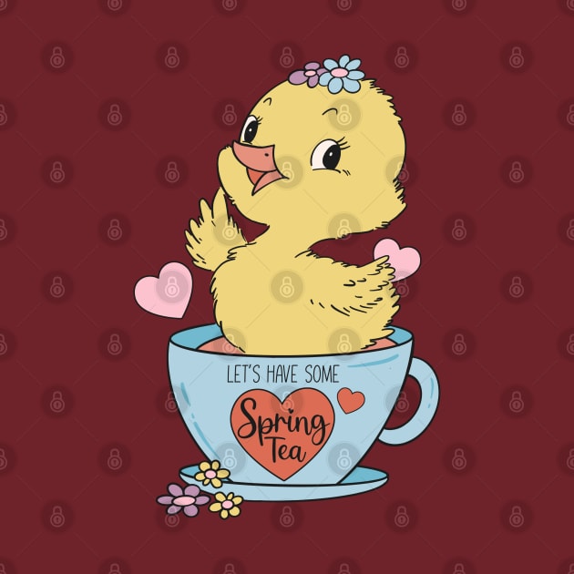 Cute Chick in a cup to welcome spring - Easter Gift by ARTSYVIBES111