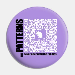 QR code - the pattern never alters until the rat dies Pin