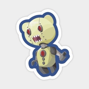 Robotic Yellow Bear Magnet