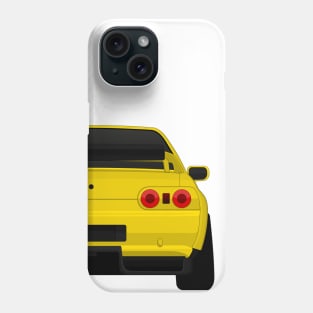 R32 rear Yellow Phone Case