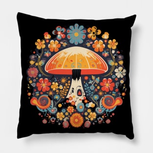 Retro Mushroom Pillow