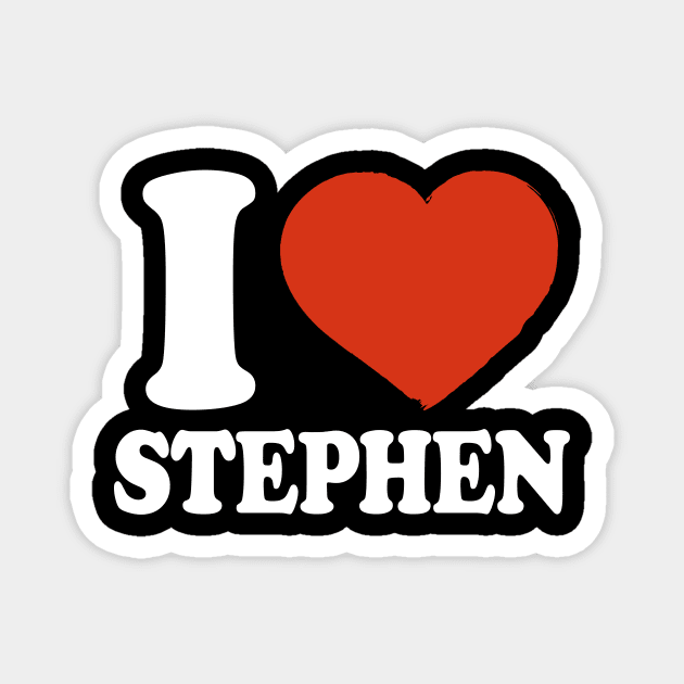 I Love Stephen Magnet by Saulene