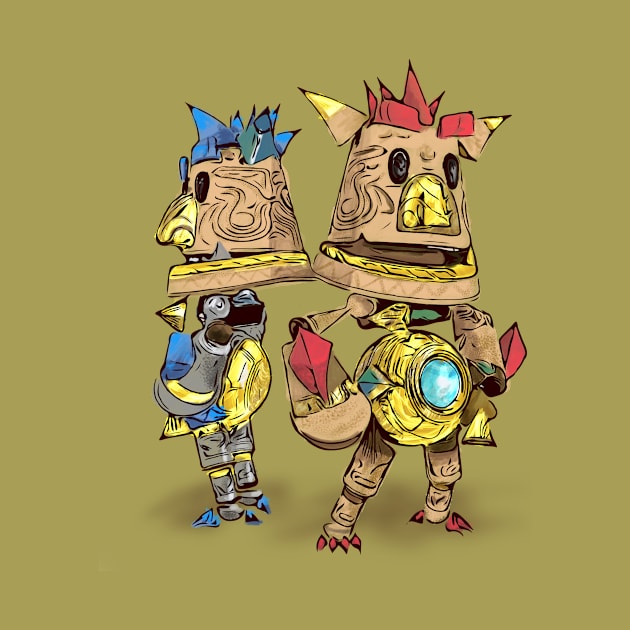 Knack II Original Line Art by Unicorn Formula