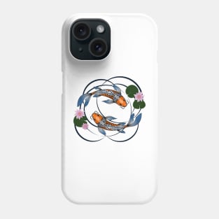 Fish and Lily Pads Phone Case