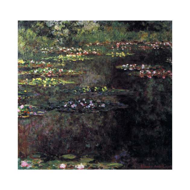 Waterlilies by Claude Monet by MasterpieceCafe