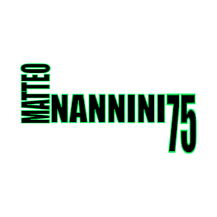 Matteo Nannini '23 black text T-Shirt