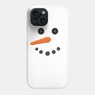 1980s Kawaii Happy Holiday Matching Family Christmas Snowman Phone Case