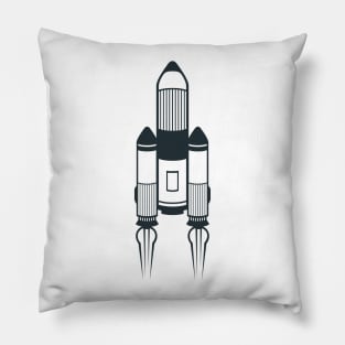 Ilustration Rocket Pillow
