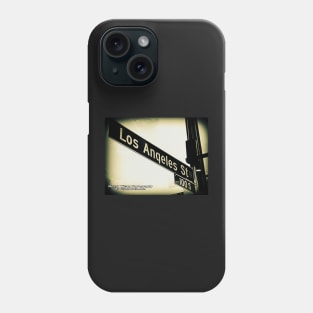 Los Angeles Street, Los Angeles, California by Mistah Wilson Phone Case