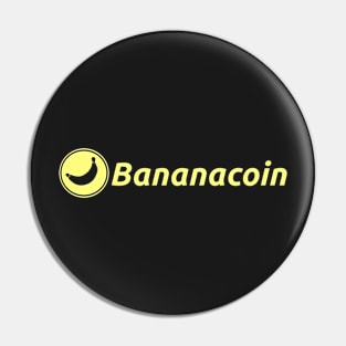 Banana Coin Cryptocurrency Logo Pin