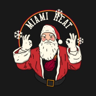 Santa Claus Loves Miami Heat T-Shirt