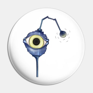 Cartoon robot eye Pin