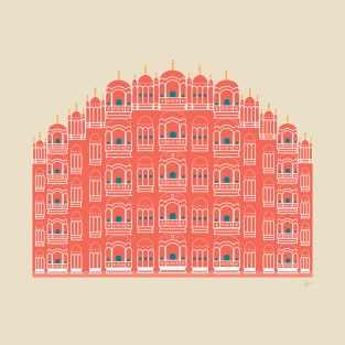 Hawa Mahal, Pink Wind Palace, Jaipur, India T-Shirt