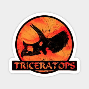 Triceratops Fossil Magnet