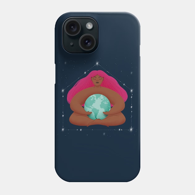 Mother Earth Phone Case by MollyFergusonArt