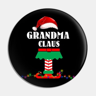 Grandma Claus Pin