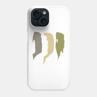 Khaki Ink Stripes - Brush Strokes / Abstract Phone Case