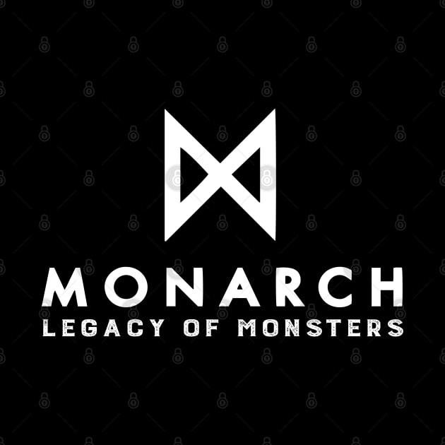 Monarch legacy of monster - black and white logo by whatyouareisbeautiful