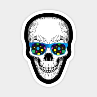 Skull Glasses Skeleton Magnet