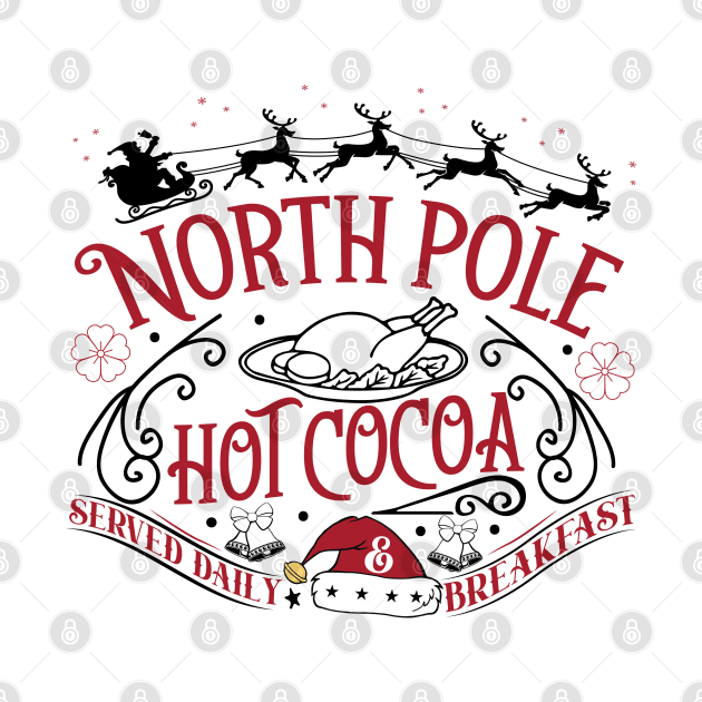 North pole hot cocoa breakfast served daily by SylwiaArt