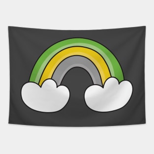 LITHROMANTIC pride flag Tapestry