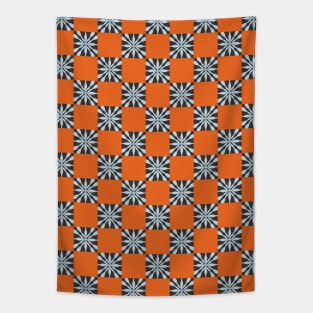 Groovy in Brown and Orange Tapestry