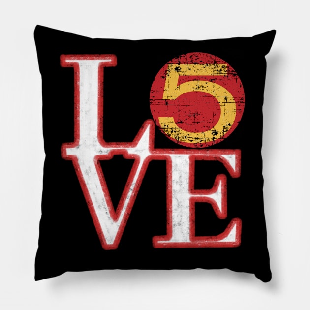 Love Mach 5 Pillow by DistractedGeek