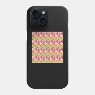 60s Retro vibes pattern with halo effect Phone Case