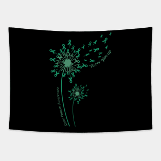 Dandelion Liver Cancer Awareness Never Give Up Tapestry