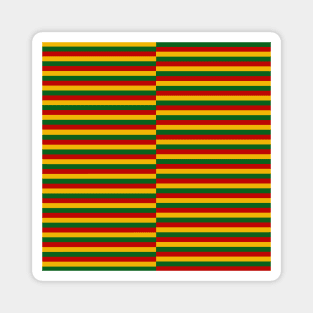 African Patterns with African Colors Magnet