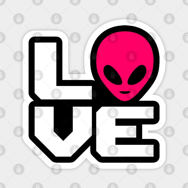 Love Aliens Magnet by KultureinDeezign