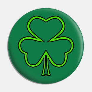 SHAMROCK Light Green Pin