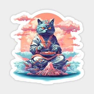 Zen Cat Magnet