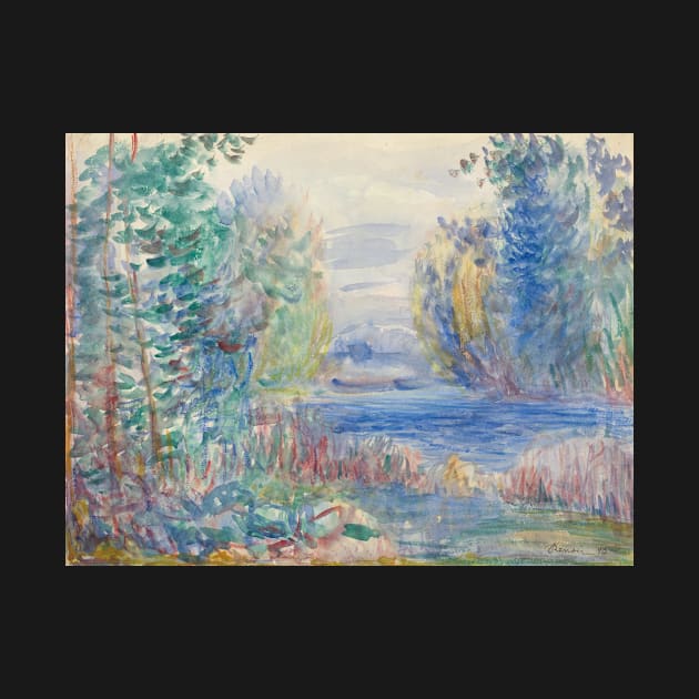 River Landscape by Auguste Renoir by Classic Art Stall