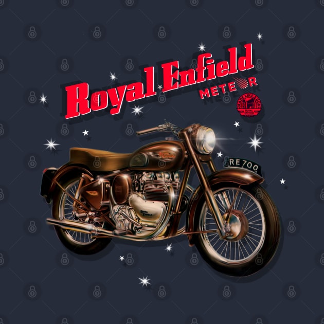 The Awsome Royal Enfield Meteor Motorcycle by MotorManiac