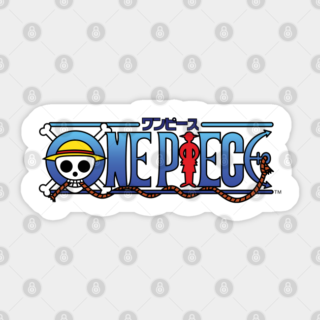 one piece anime and manga sticker teepublic