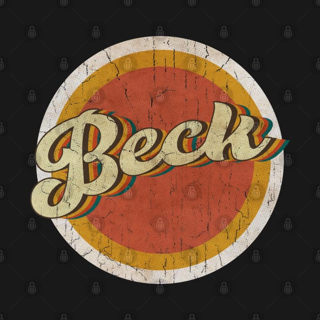 circle vintage Beck by KewanAlasStore