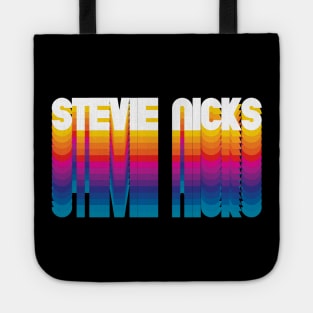 Retro Stevie Personalized Name Gift Retro Rainbow Style Tote