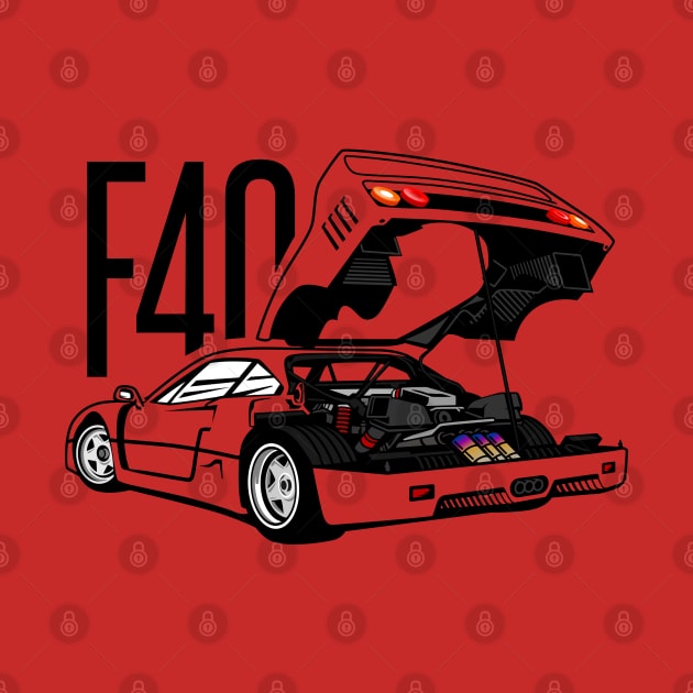Ferrari F40 by celengan